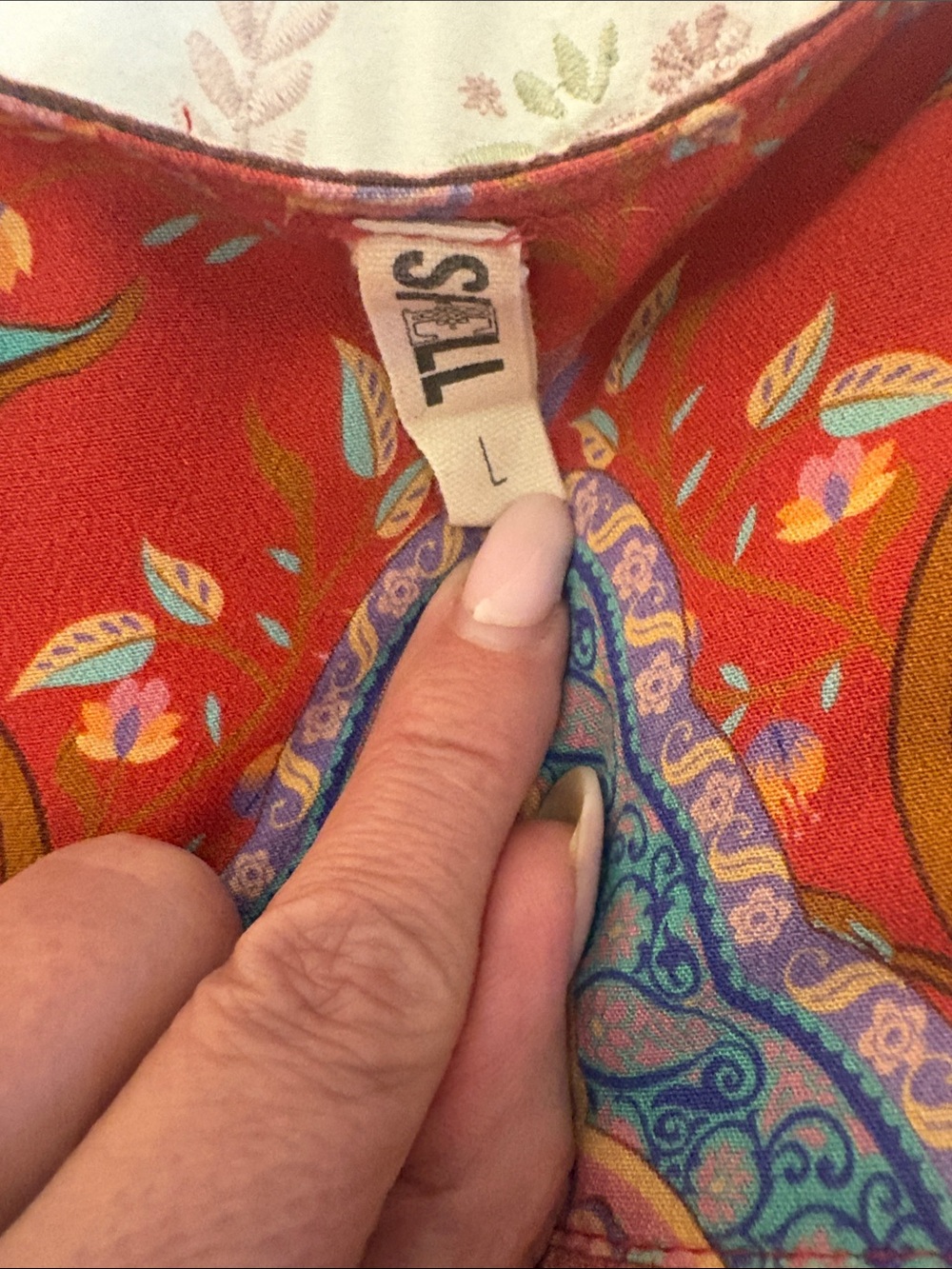 Bohemian Spell And The Gypsy Floral V-Neck Mini Dress. - Picture 2 of 3